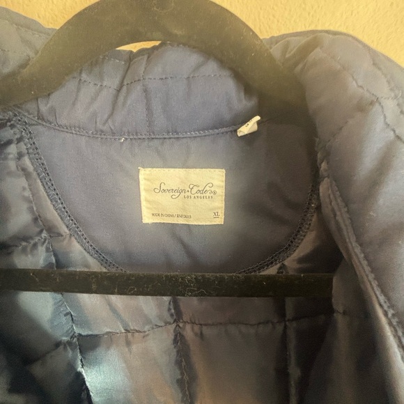 NWT Sovereign Code Men’s Navy Blue Button Up Jacket size XL - Picture 2 of 5